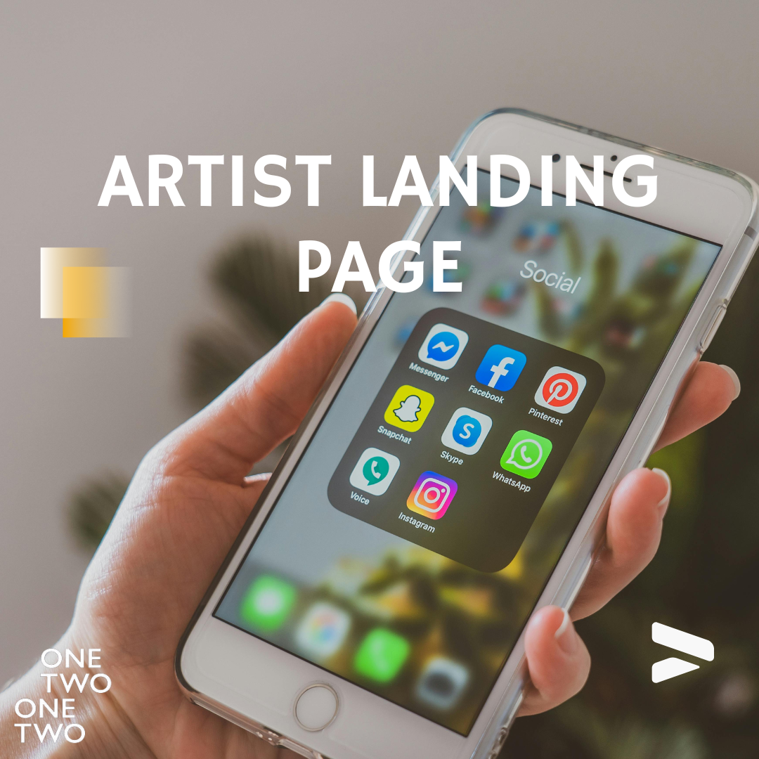 Artist Landing Page