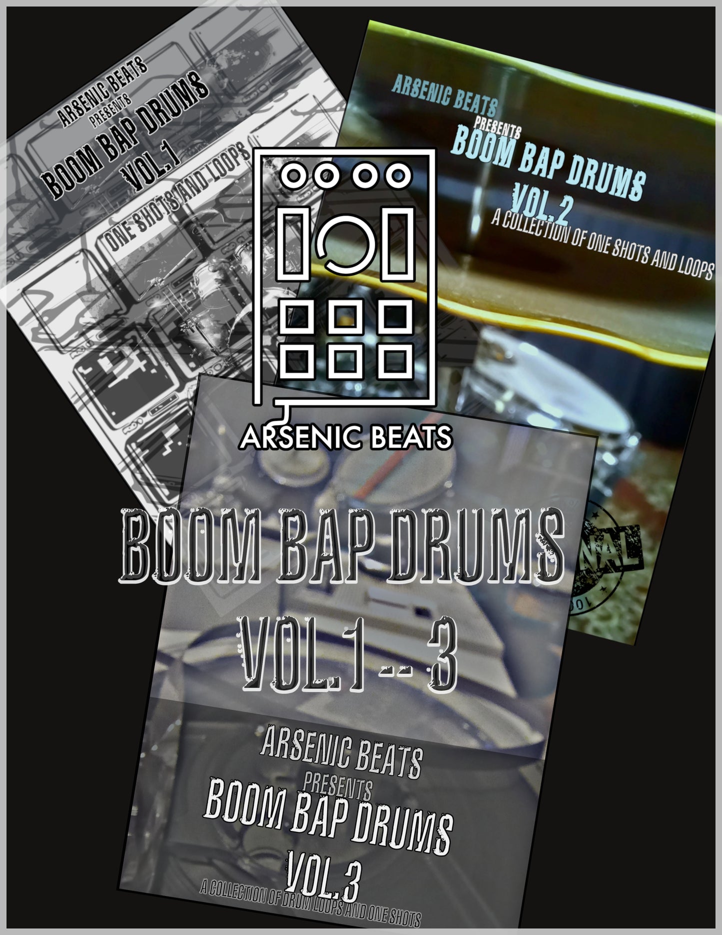 Arsenic Beats - Boom Bap Drums Vol. 1-3 (sample packs)